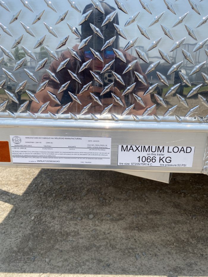 2025 Millroad MS612 Aluminum Utility Trailer CANADIAN MADE - Image 4