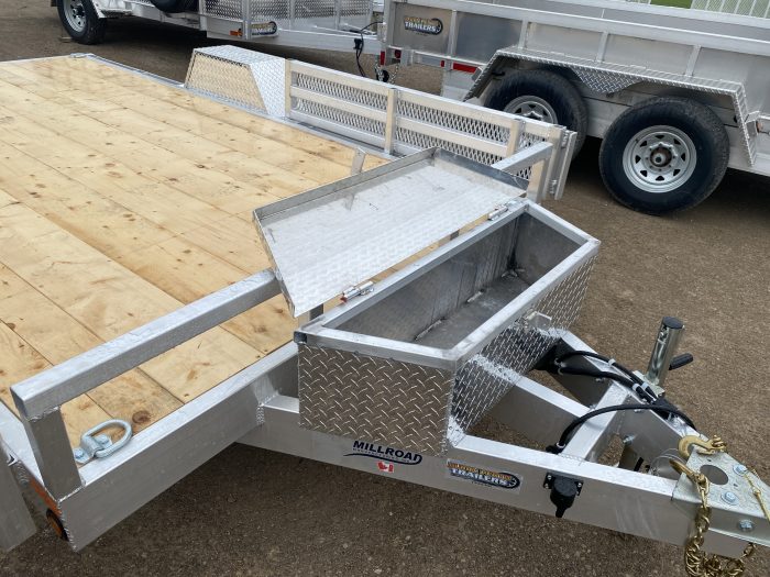 2025 Millroad MF1279 Flat Deck Utility Trailer - Image 4