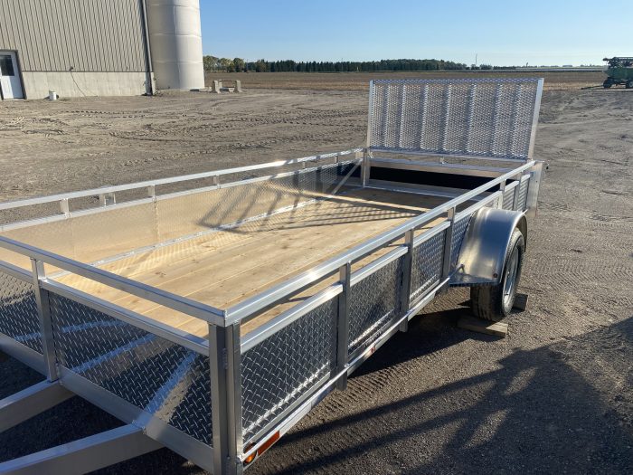 2025 Millroad MS614 Aluminum Utility Trailer CANADIAN MADE
