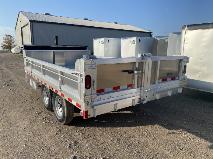2025 Millroad MDD814-7 8x14 Aluminum Dump Trailer CANADIAN MADE - Image 4
