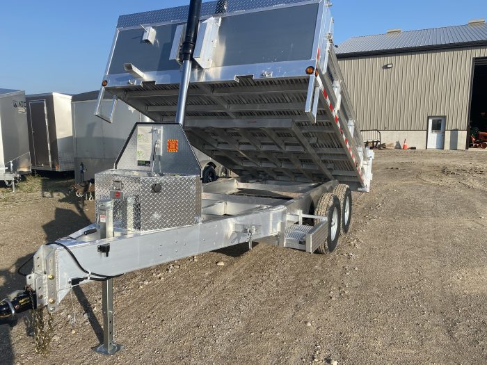 2025 Millroad MDD814-7 8x14 Aluminum Dump Trailer CANADIAN MADE - Image 5