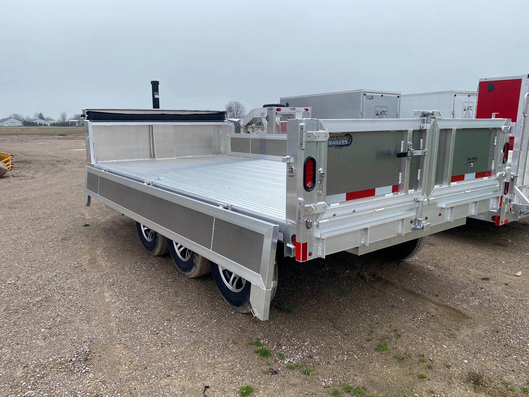 2026 Millroad MDD816-10 8x16 Aluminum Dump Trailer CANADIAN MADE - Image 2