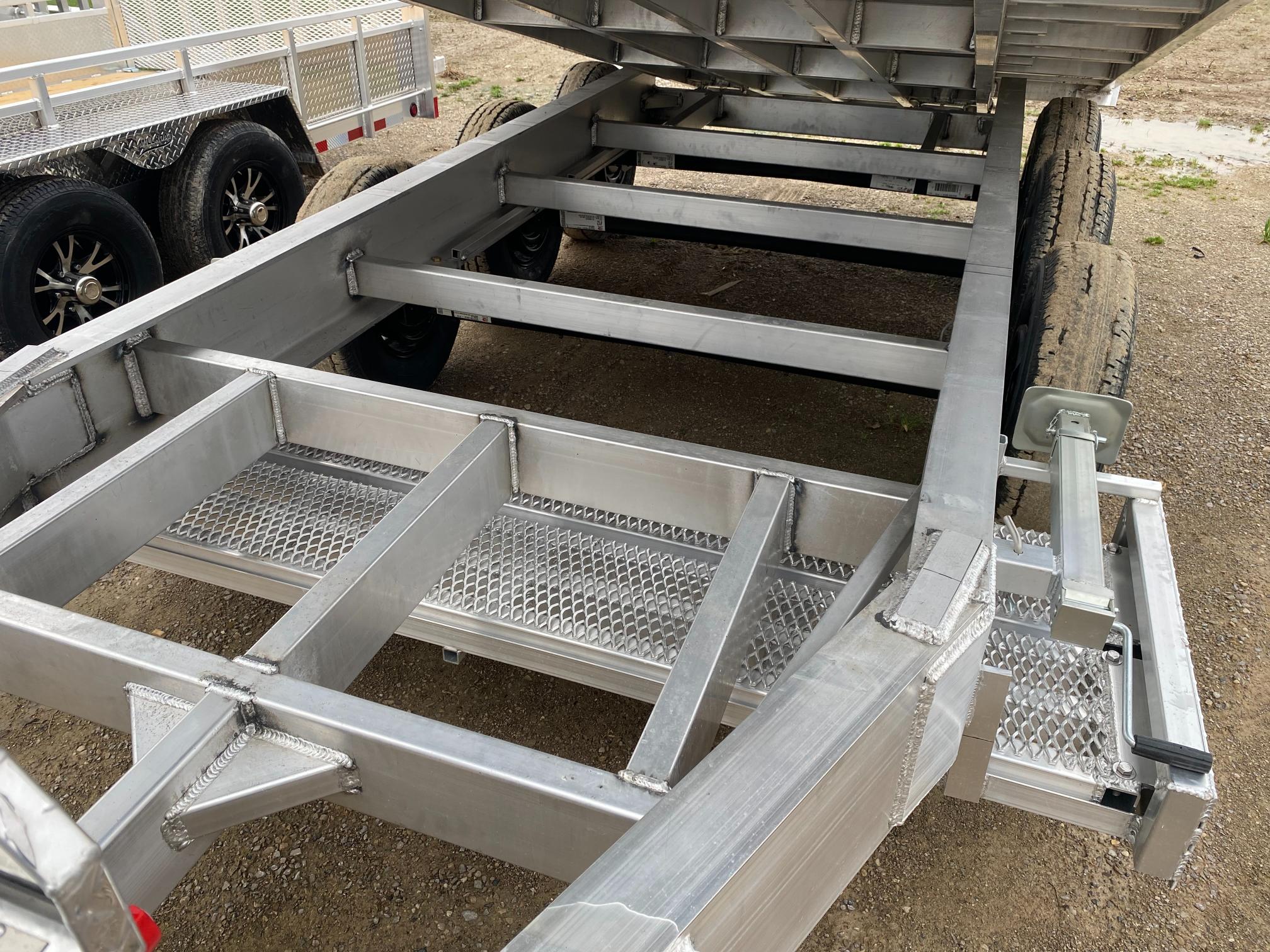 2026 Millroad MDD816-10 8x16 Aluminum Dump Trailer CANADIAN MADE - Image 4