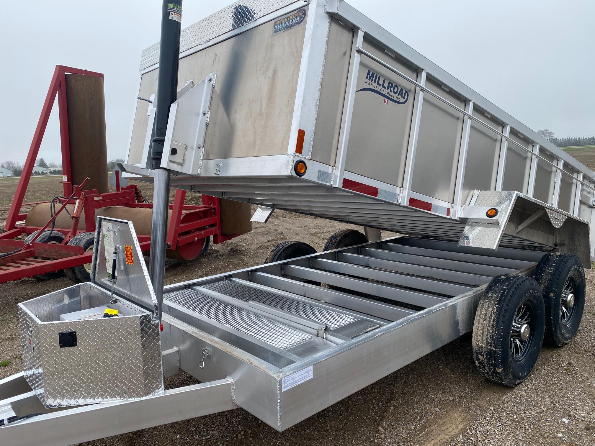 2026 Millroad MD714-7 Aluminum Dump Trailer CANADIAN MADE - Image 2
