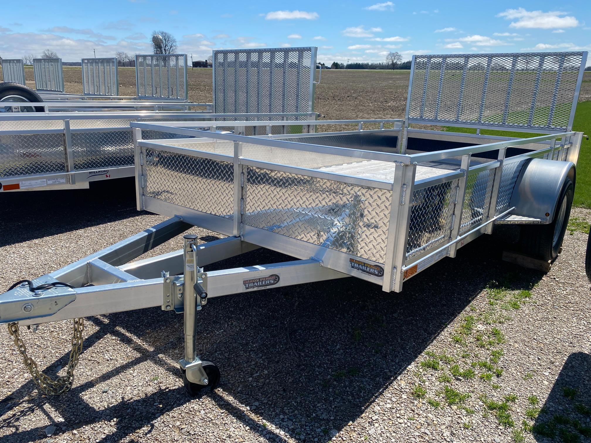 2025 Millroad MS612 Aluminum Utility Trailer CANADIAN MADE