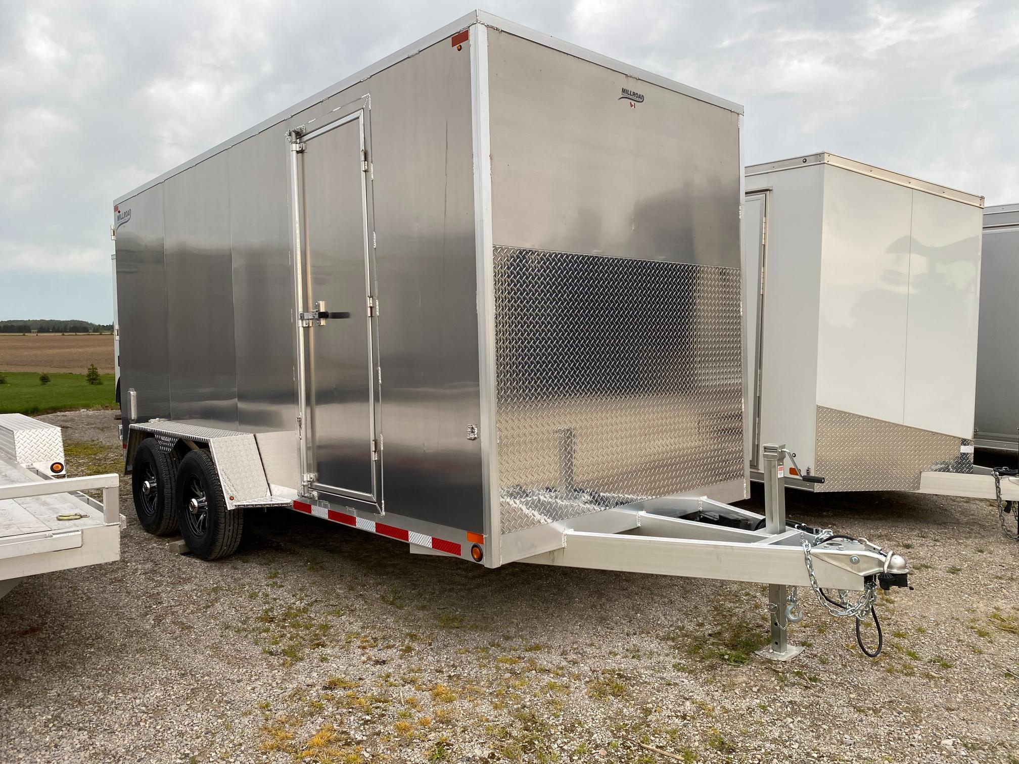 2026 Millroad Aluminum Enclosed Trailer 79.5"x16'
